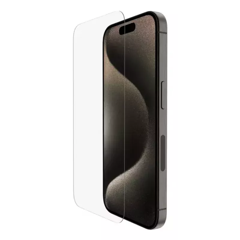 Ekrāna aizsargs Belkin ScreenForce iPhone 16 Pro – antibakteriāls, triecienizturīgs, pret skrāpējumiem