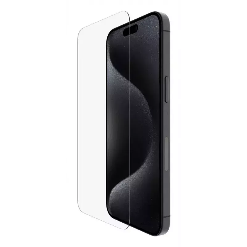 Ekrāna aizsargs Belkin ScreenForce iPhone 16 Pro Max, antibakteriāls, triecienizturīgs, skrāpējumizturīgs