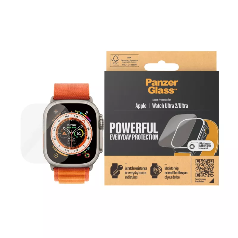 PanzerGlass ® ekrāna aizsargs Apple Watch Ultra 2 | Ultra | 49 mm