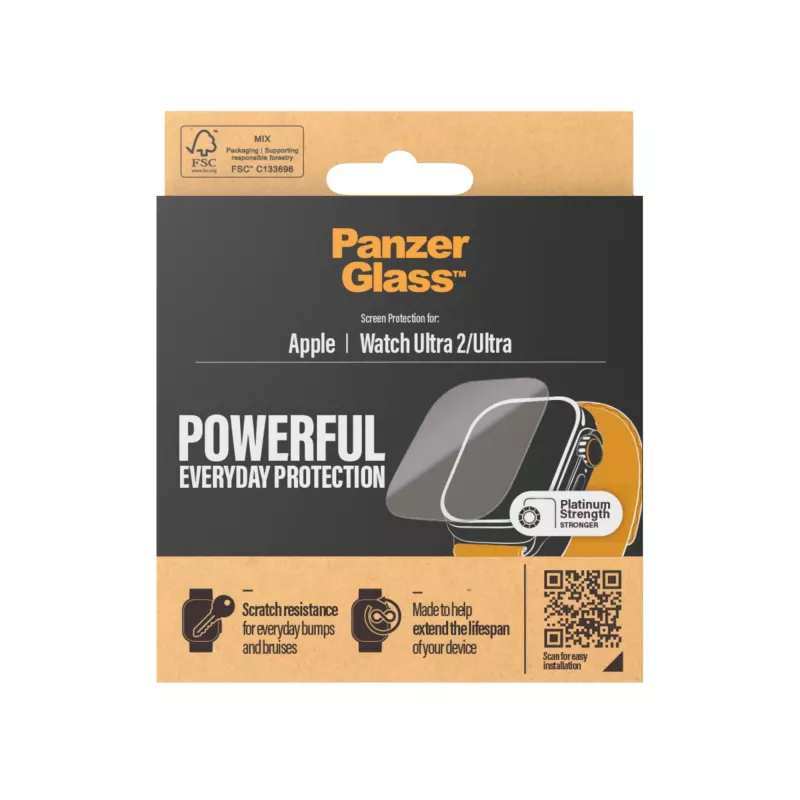 PanzerGlass ® ekrāna aizsargs Apple Watch Ultra 2 | Ultra | 49 mm