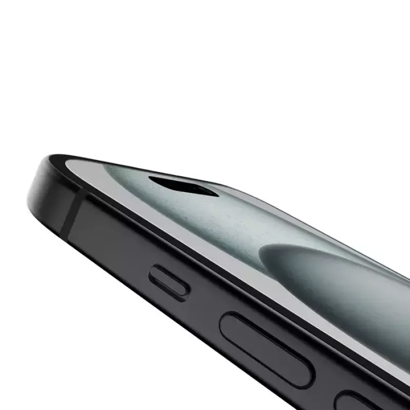 Belkin ScreenForce ekrāna aizsargs Apple iPhone 15 triecienizturīgs un izturīgs pret skrāpējumiem