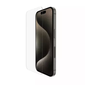 Belkin ScreenForce ekrāna aizsargs iPhone 15 Pro pret triecieniem izturīgs pret skrāpējumiem