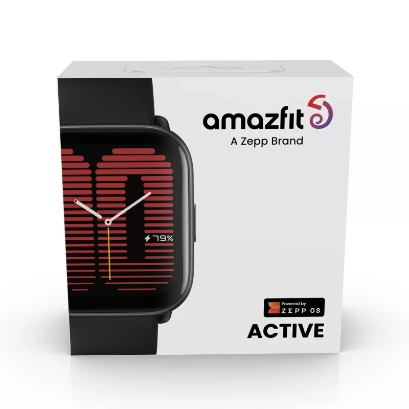 Amazfit Active 4.45 cm (1.75) AMOLED digitāls 390 x 450 pikseļu skārienekrāns GPS (W2211EU5N)