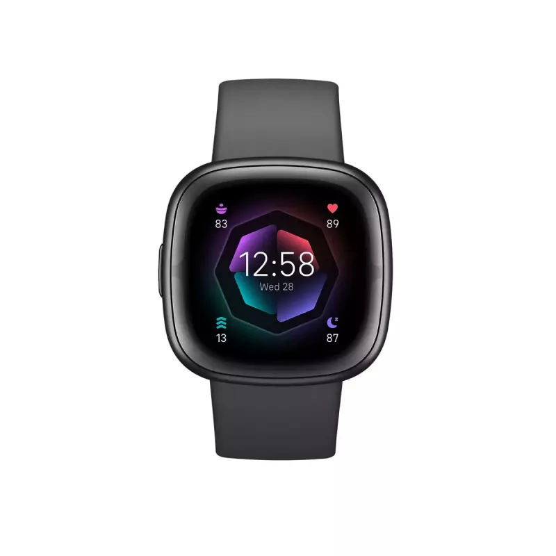 Viedpulkstenis Fitbit Sense 2 Digital Touchscreen Melns
