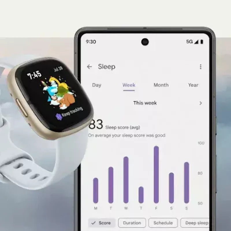 Viedpulkstenis Fitbit Sense 2 Digital Touchscreen Melns