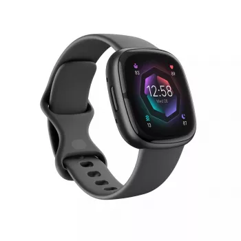 Viedpulkstenis Fitbit Sense 2 Digital Touchscreen Melns