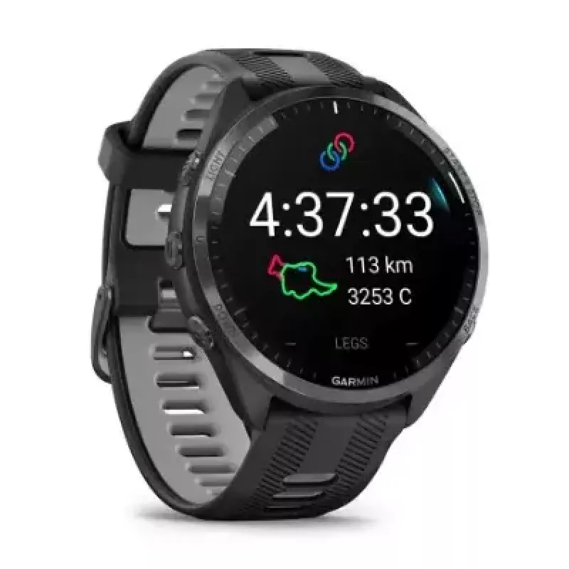 Viedpulkstenis Garmin Forerunner 965 Melns