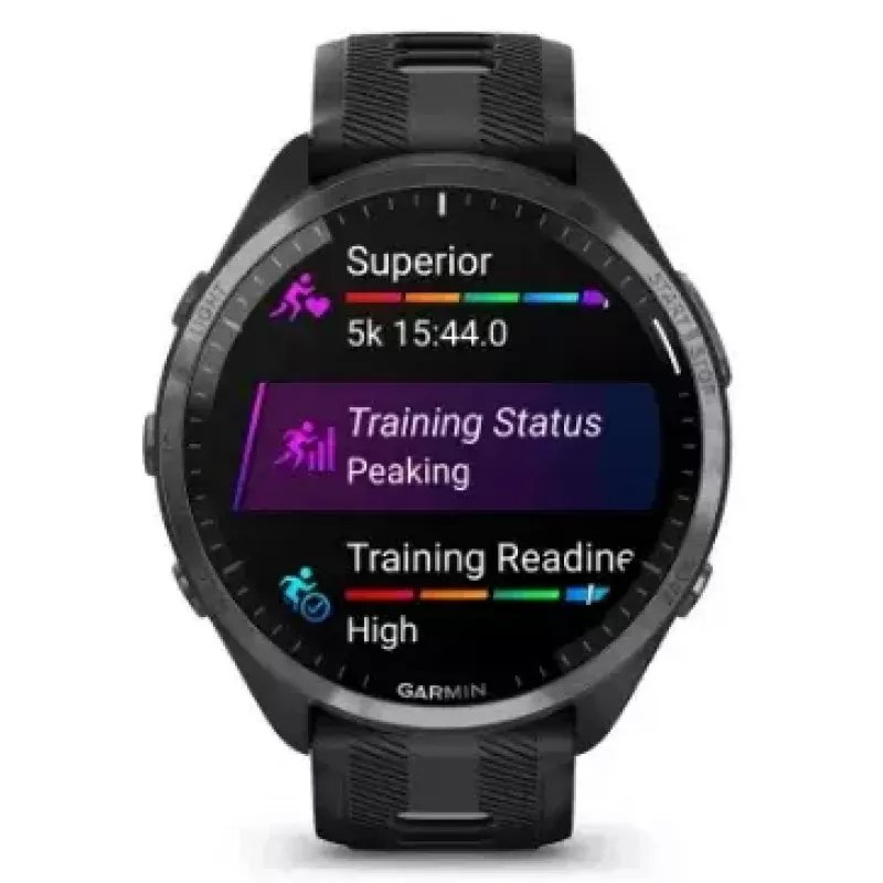 Viedpulkstenis Garmin Forerunner 965 Melns