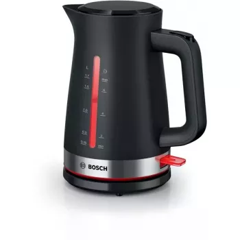 Elektriskā tējkanna Bosch TWK4M223 1,7 L 2400 W, melna, bezvada, slēpts sildelements