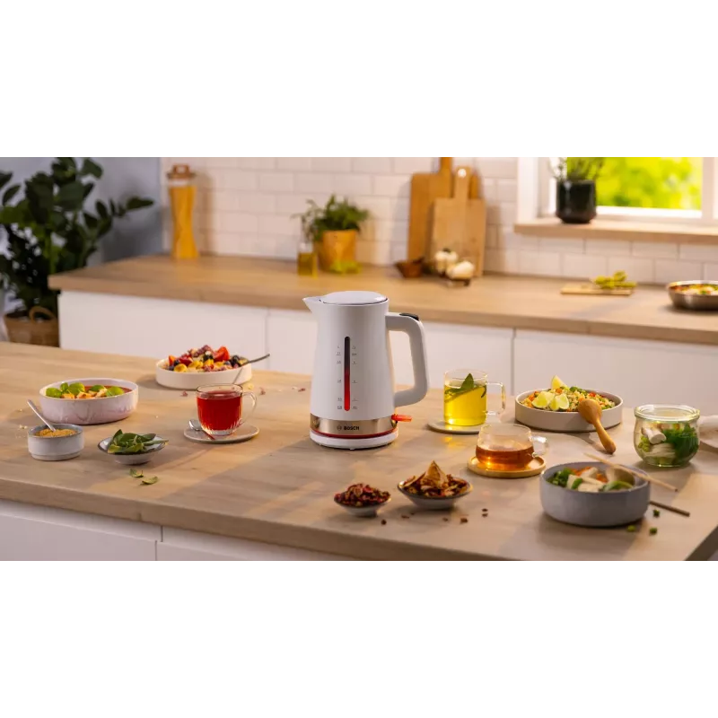 Bosch TWK4M221 elektriskā tējkanna 1,7 L 2400 W balta