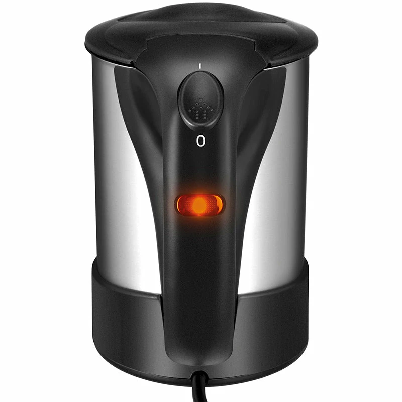 Unold 18575 elektriskā tējkanna 0.5 L 1000 W melna, nerūsējošais tērauds