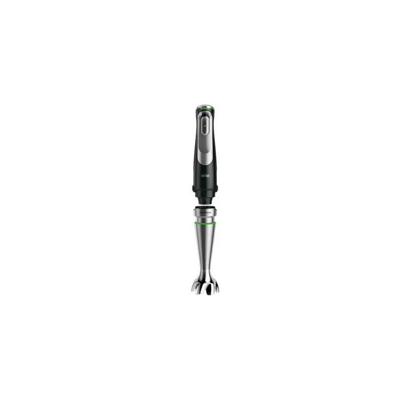 Braun MultiQuick 9 MQ 9187XLI 0.6 L Iegremdējamais blenderis 1200 W Melns, Nerūsējošais tērauds