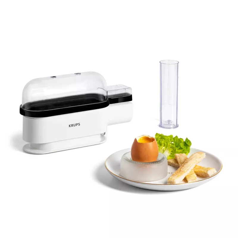 Olu vārītājs Krups EG2341 3 olu ietilpība 300 W Melns Balts