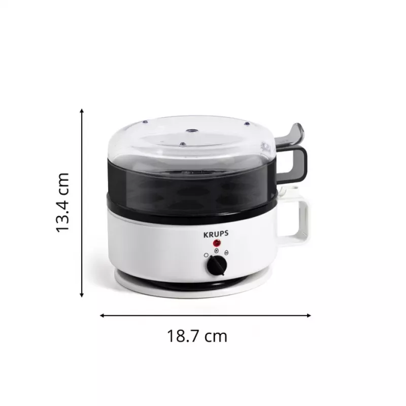 Olu vārītājs Krups EG 230115 7 gab. Balts Plastmasa Rotējoša vadība