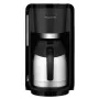 Coffee Maker Rowenta 1.25L Milano Silver Melns CT3818