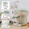 Ariete 1389 Vintage Espresso kafijas automāts - espresso kafijas automāts maltai kafijai vai ESE podiņiem, pasteļzaļā krāsā