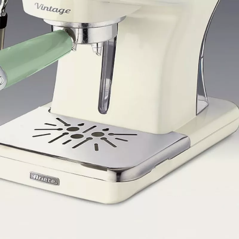 Ariete 1389 Vintage Espresso kafijas automāts - espresso kafijas automāts maltai kafijai vai ESE podiņiem, pasteļzaļā krāsā