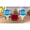 Grauzdētājs Bosch TAT4M224 2 šķēlēm 950 W Sarkans Nerūsējošais tērauds