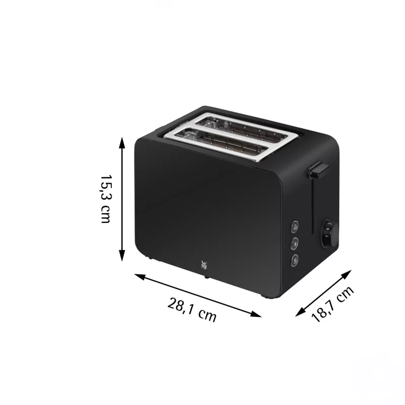 Toaster WMF Stelio 0414210071 2 šķēles 1050 W Melns