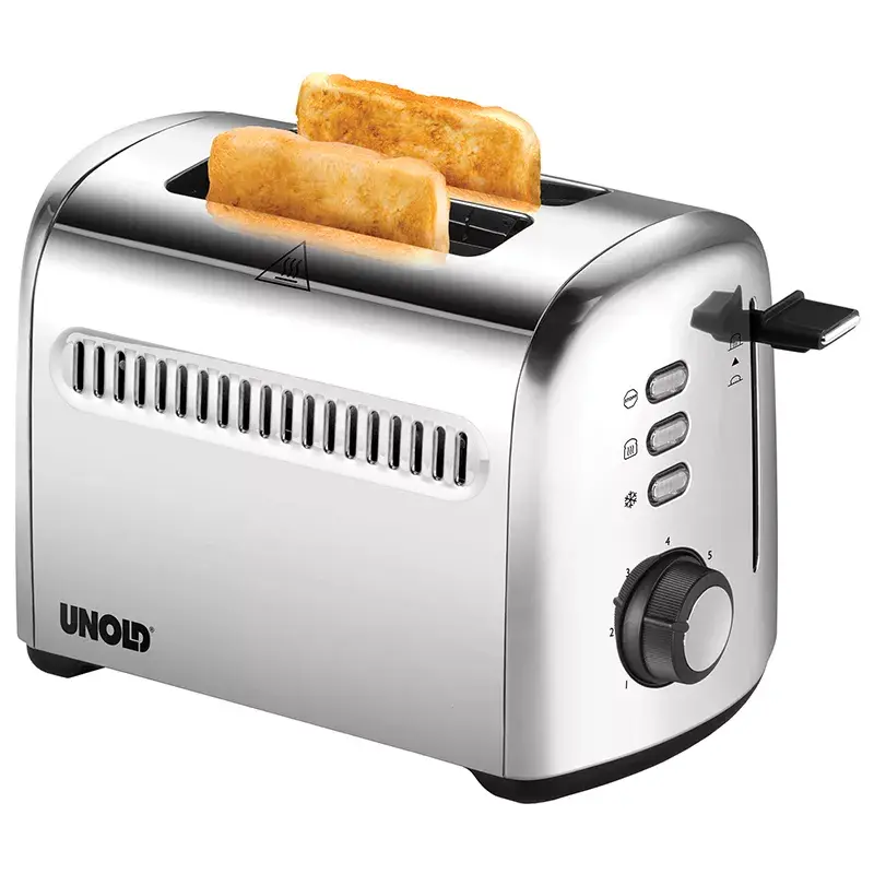 Tosteris Unold 2er Retro 7 2 šķēles(-u) 750 W Nerūsējošais tērauds