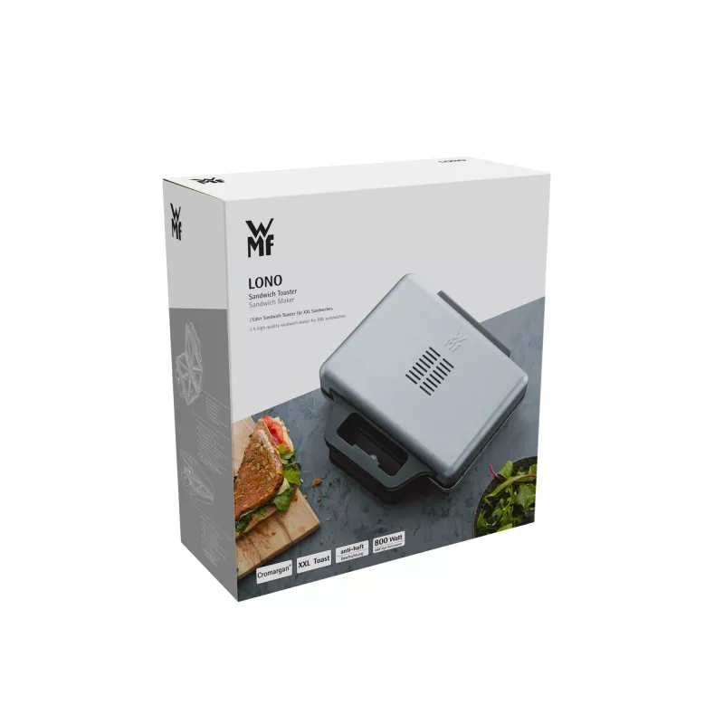 WMF 0415150011 sviestmaižu cepējs 800 W melna, sudraba