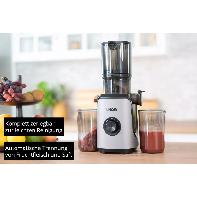 Unold 78275 SLOW JUICER Sam 300 W Ogļu melnā