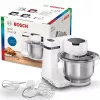 Virtuves kombains Bosch Serie 2 MUMS2EW00 — 700 W motors, 3,8 L nerūsējošā tērauda bļoda, balts