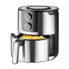 Unold 58655 fritieris Double 5 L 1400 W Karstā gaisa fritieris Melns, nerūsošējais tērauds