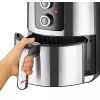 Unold 58655 fritieris Double 5 L 1400 W Karstā gaisa fritieris Melns, nerūsošējais tērauds