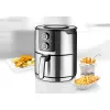 Unold 58655 fritieris Double 5 L 1400 W Karstā gaisa fritieris Melns, nerūsošējais tērauds