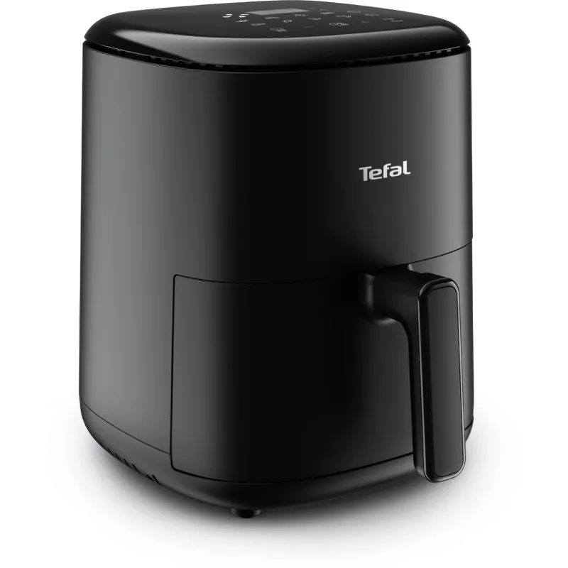 Karstā gaisa cepeškrāsns Tefal Easy Fry EY145810 — 3 L ietilpība, 1300 W, skārienvadība, LCD displejs, melna
