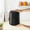 Karstā gaisa cepeškrāsns Tefal Easy Fry EY145810 — 3 L ietilpība, 1300 W, skārienvadība, LCD displejs, melna