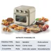 Ariete 4632 Gaisa fritieris un cepeškrāsns Vintage, 1400W, 2in1, Tilpums 16L, Piederumi iekļauti, Taimeris 60 minūtes, Dubultstikls, Bēšs