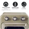 Ariete 4632 Gaisa fritieris un cepeškrāsns Vintage, 1400W, 2in1, Tilpums 16L, Piederumi iekļauti, Taimeris 60 minūtes, Dubultstikls, Bēšs