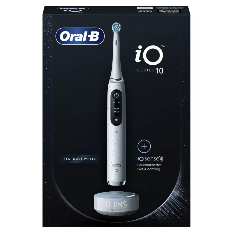 Oral-B iO Series 10 pieaugušo rotējoši-oscilējošā zobu suka balta