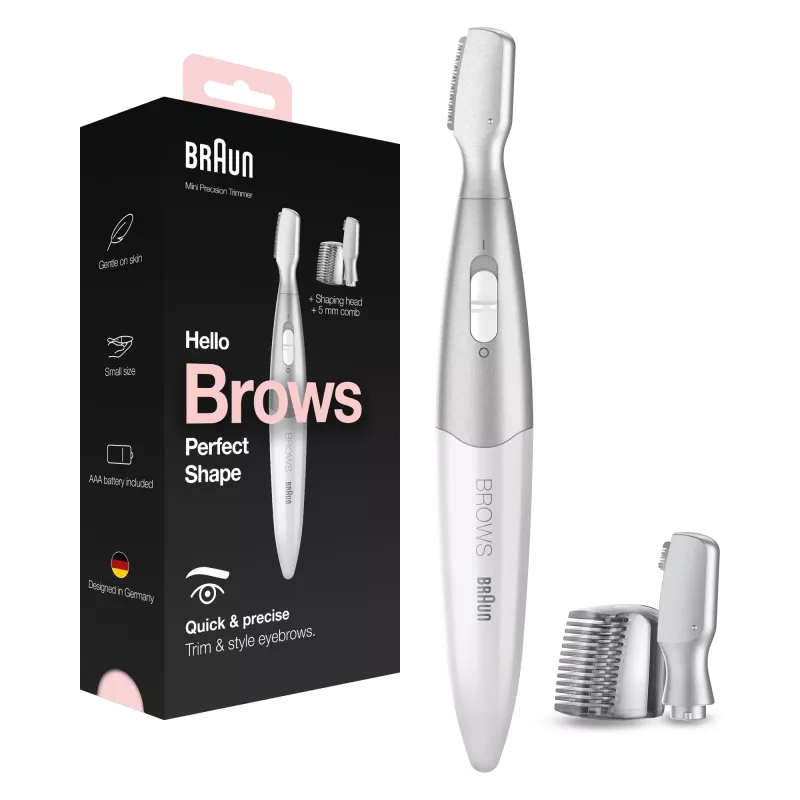 Braun FG1106 precīzijas trimmeris, sudraba krāsā