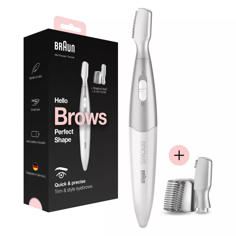 Braun FG1106 precīzijas trimmeris, sudraba krāsā
