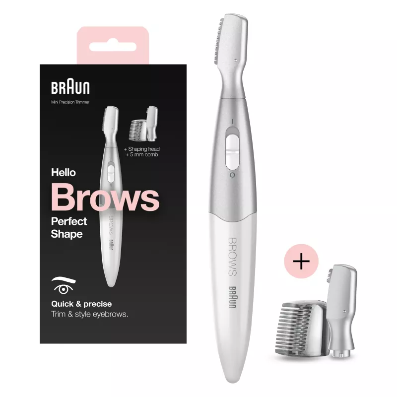 Braun FG1106 precīzijas trimmeris, sudraba krāsā