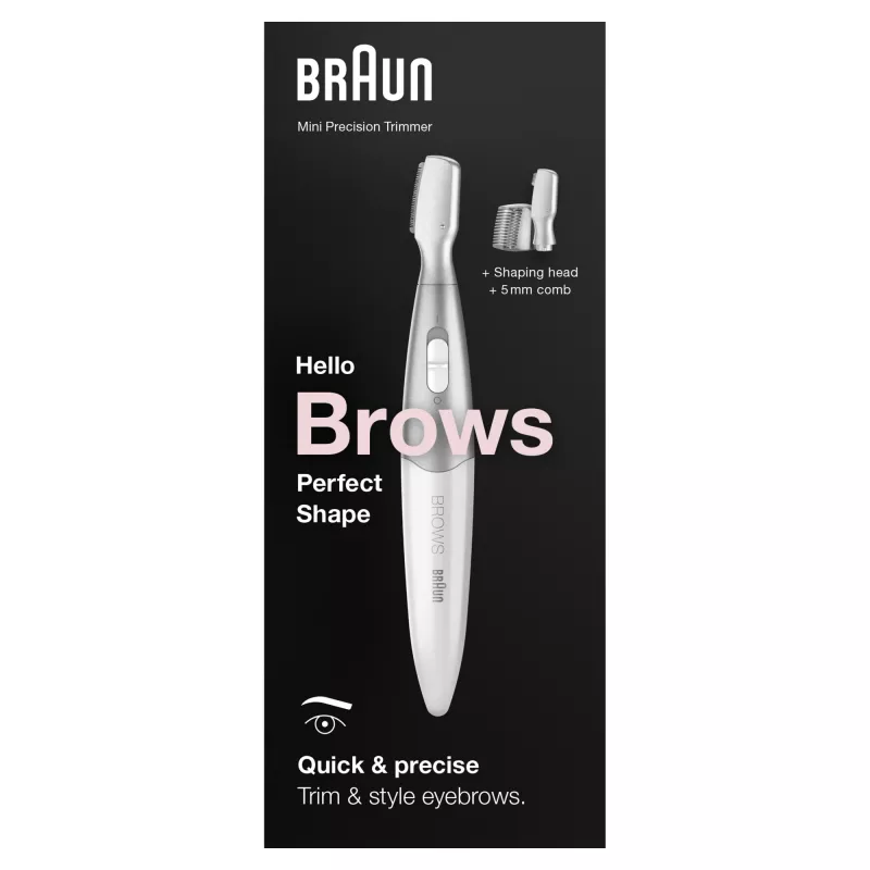 Braun FG1106 precīzijas trimmeris, sudraba krāsā