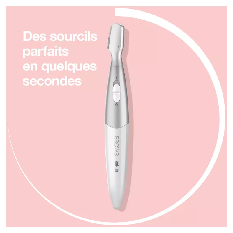 Braun FG1106 precīzijas trimmeris, sudraba krāsā