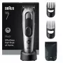 Braun HC7590 matu griezējs/trimmeris melns, sudraba 17 niķeļa-metāla hidrīda (NiMH)