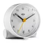 Braun BC01W kvarca modinātājpulkstenis balts