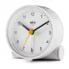 Braun BC01W kvarca modinātājpulkstenis balts