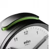 Braun BC12BW kvarca modinātājpulkstenis melns, balts
