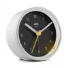 Braun BC12WB kvarca modinātājpulkstenis melnā, baltā krāsā