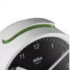 Braun BC12WB kvarca modinātājpulkstenis melnā, baltā krāsā