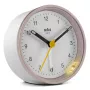 Braun BC12 kvarca modinātājs rozā, balts