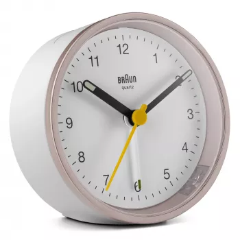 Braun BC12 kvarca modinātājs rozā, balts