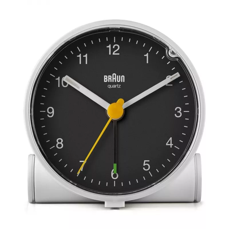 Braun BC01WB kvarca modinātājs Melns, Balts