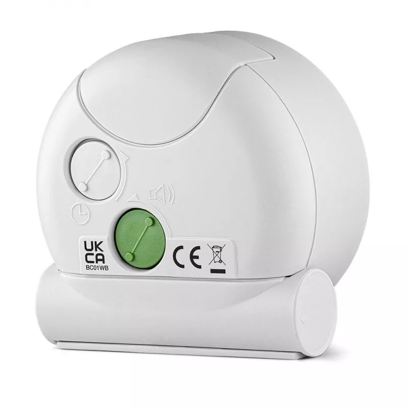 Braun BC01WB kvarca modinātājs Melns, Balts